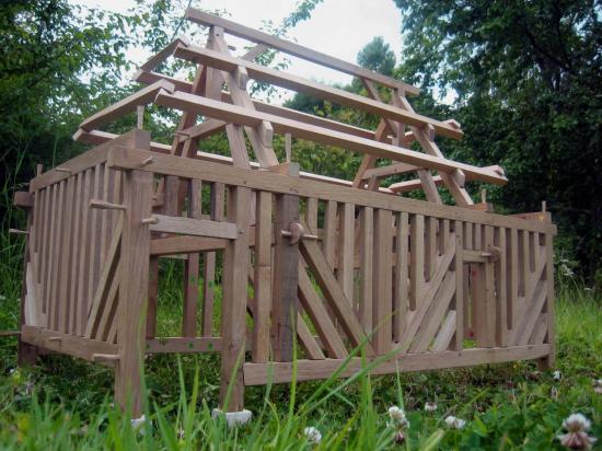 maquette pan de bois